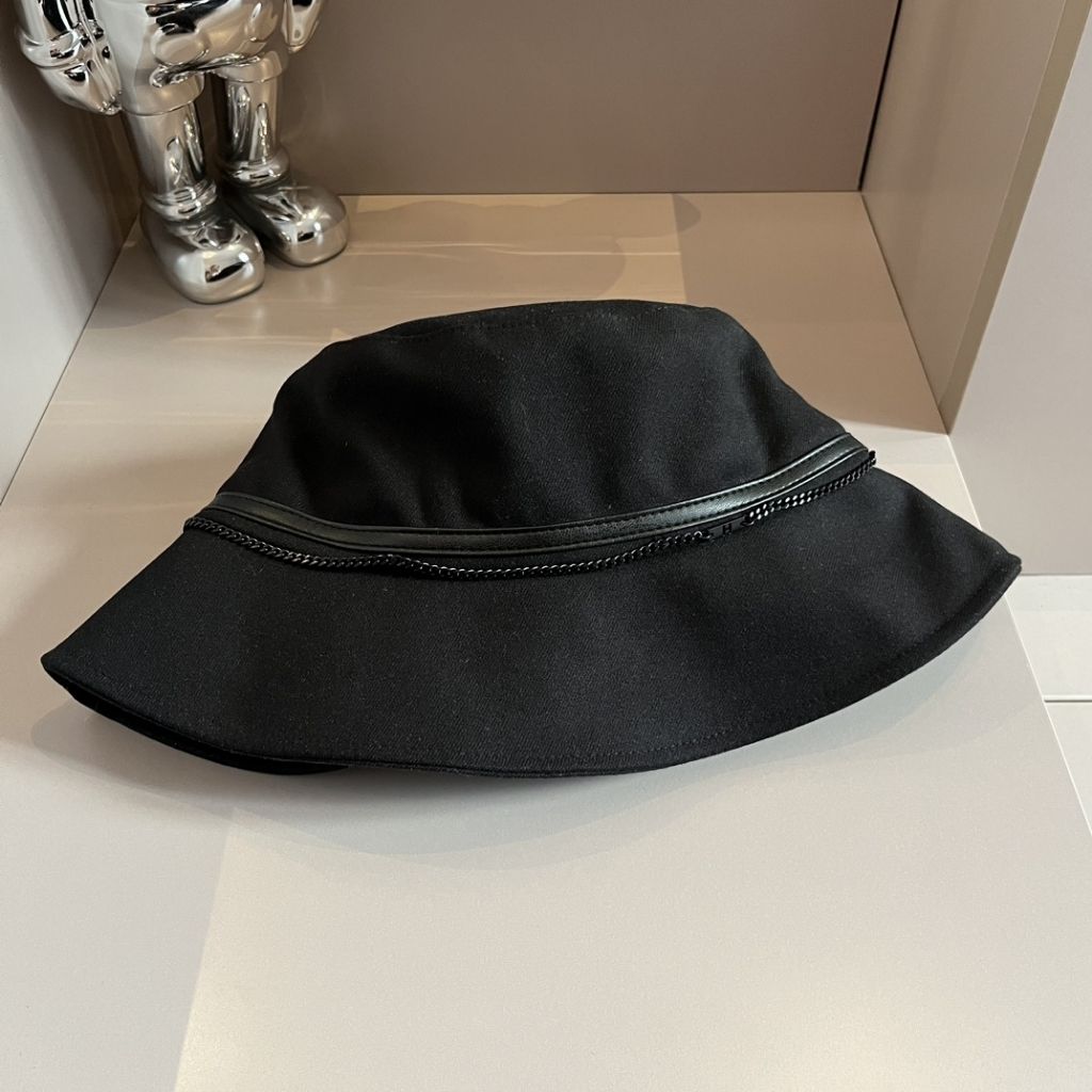 Hermes Milo Linen Bucket Hat Black - Image 7