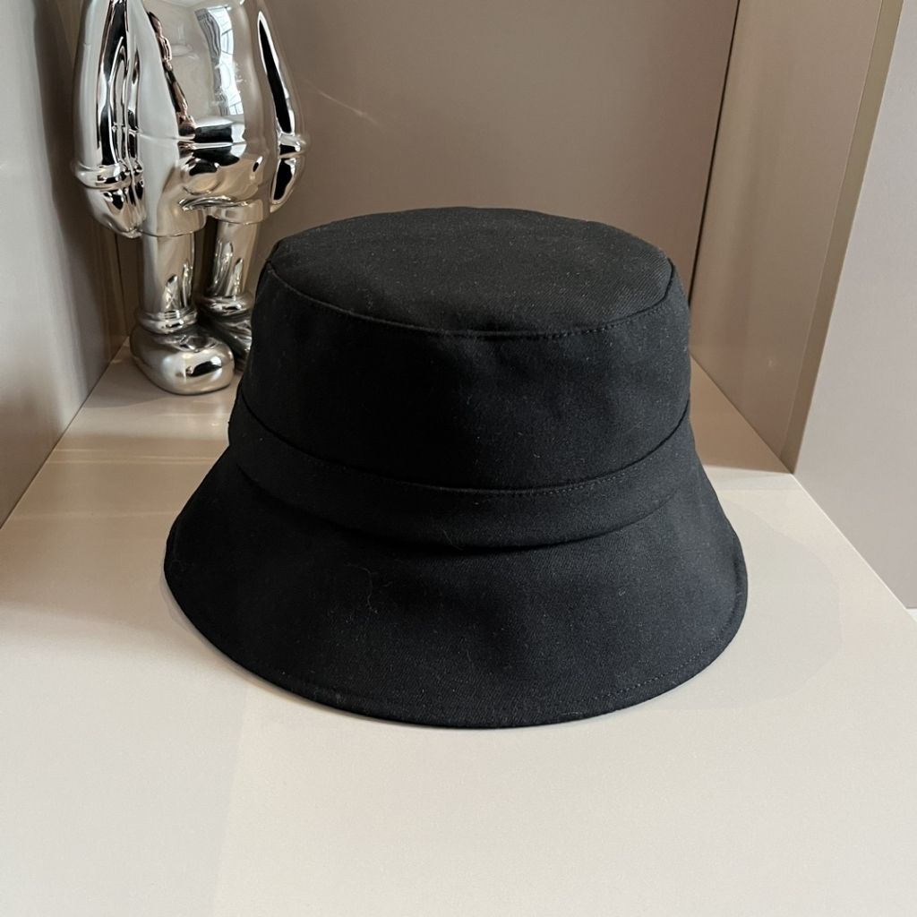Hermes Milo Linen Bucket Hat Black - Image 8
