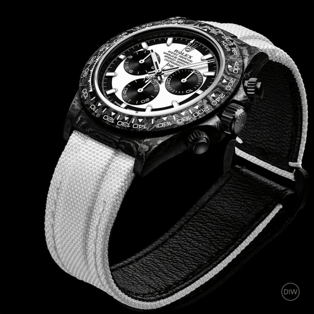 Alternative view of Rolex DIW Daytona All Black Carbon 40Mm
