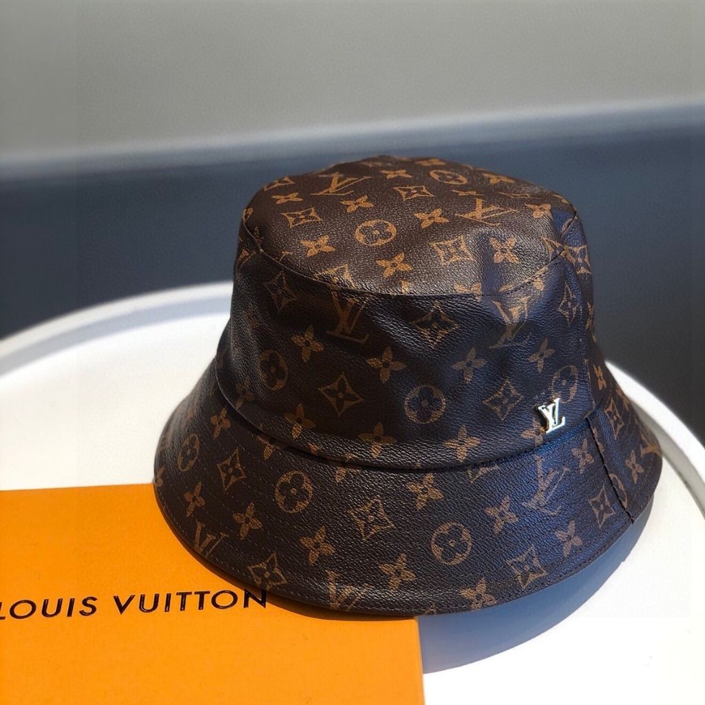 Louis Vuitton Bucket Hat Brown Monogram - Image 4