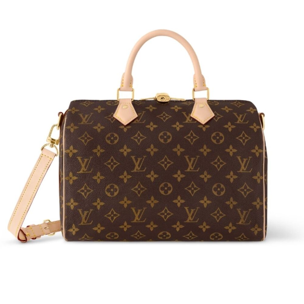 Louis Vuitton Speedy Bandouliere 30  Brown Monogram Canvas M41112