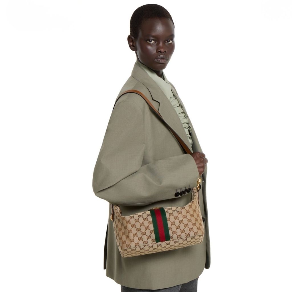 Gucci Vanity Medium Top Handle Bag Beige And Brown GG Canvas 27.5Cm 857799 FAFUF 9870 - Image 10