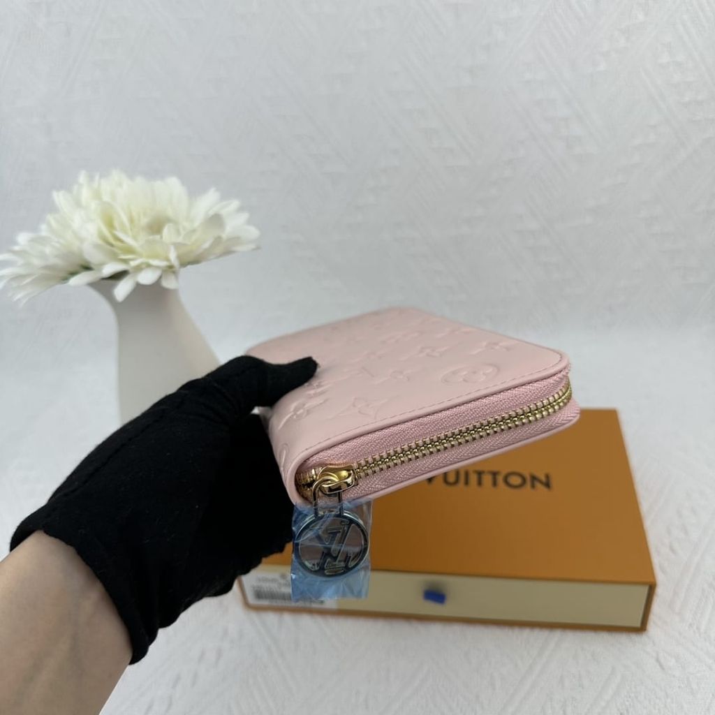 Louis Vuitton Monogram Long Zippy Wallet Pink 19Cm M42616 - Image 6