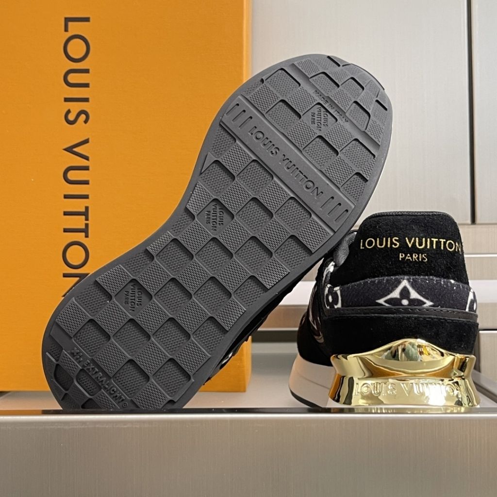 Louis Vuitton Flight Mode Neo Run Away Sneaker Black 1AIECY - Image 7