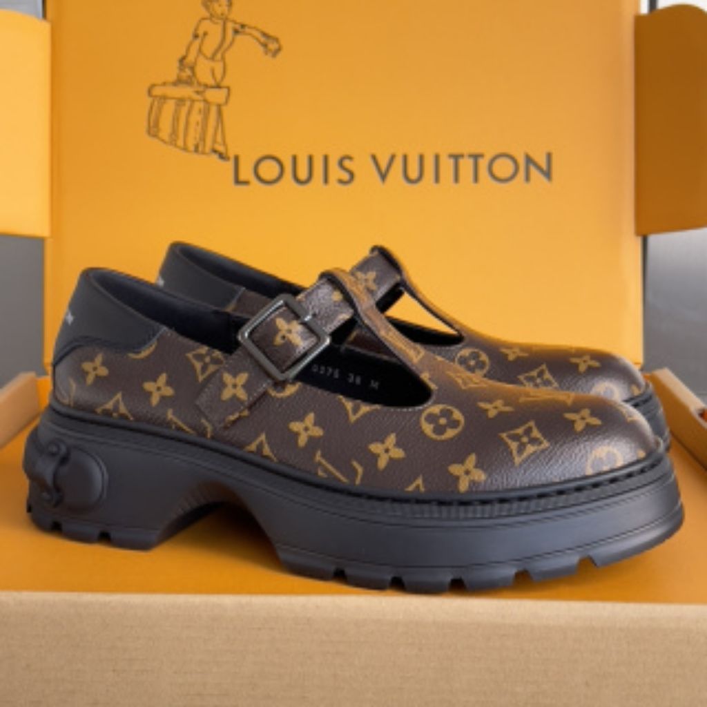 Louis Vuitton Squad Mary Jane Black 1AICY7 - Image 10