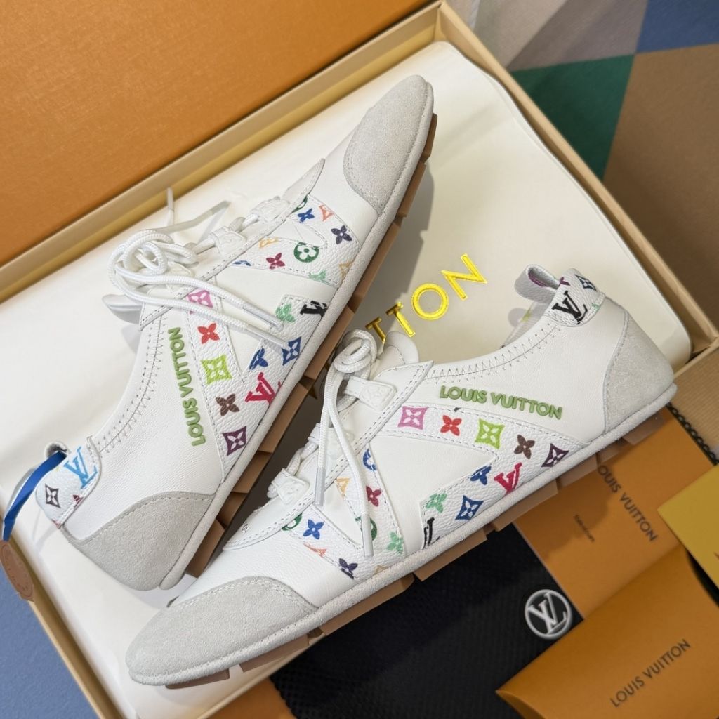 Louis Vuitton x Takashi Murakami LV Sneakerina White 1AJJQJ - Image 4
