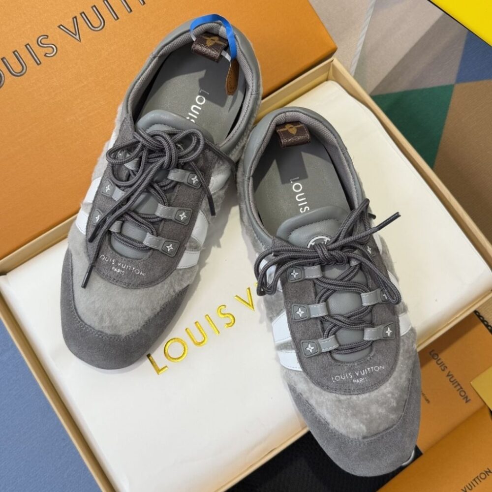 Alternative view of Louis Vuitton LV Sneakerina Light Gray 1AIVMU