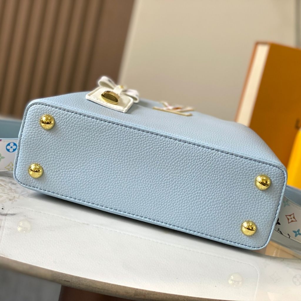 Louis Vuitton x Takashi Murakami Capucines BB Blue 27Cm M27638 - Image 5