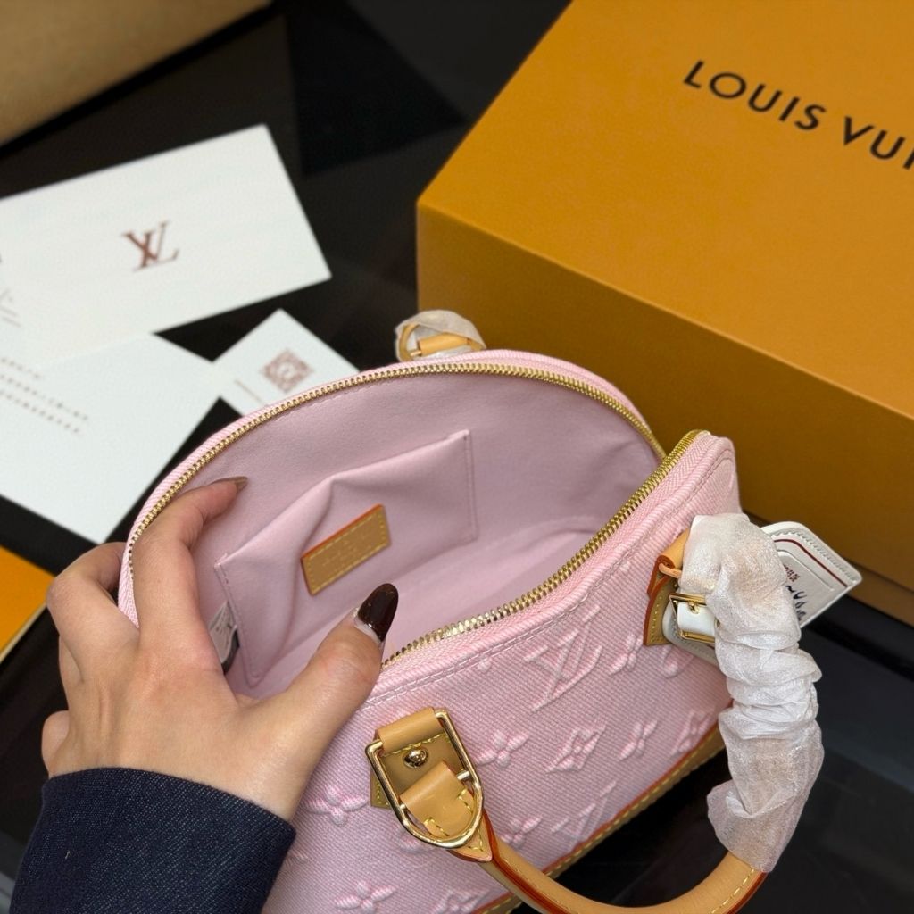 Louis Vuitton Alma BB Pink Monogram 25Cm M2A378 - Image 6