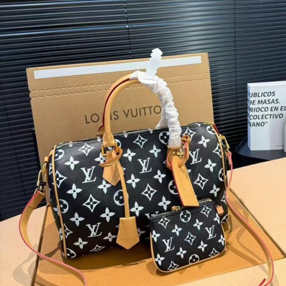 Alternative view of Prestige Edition - Louis Vuitton Speedy P9 30 Black Multi-Colored 30Cm N88229