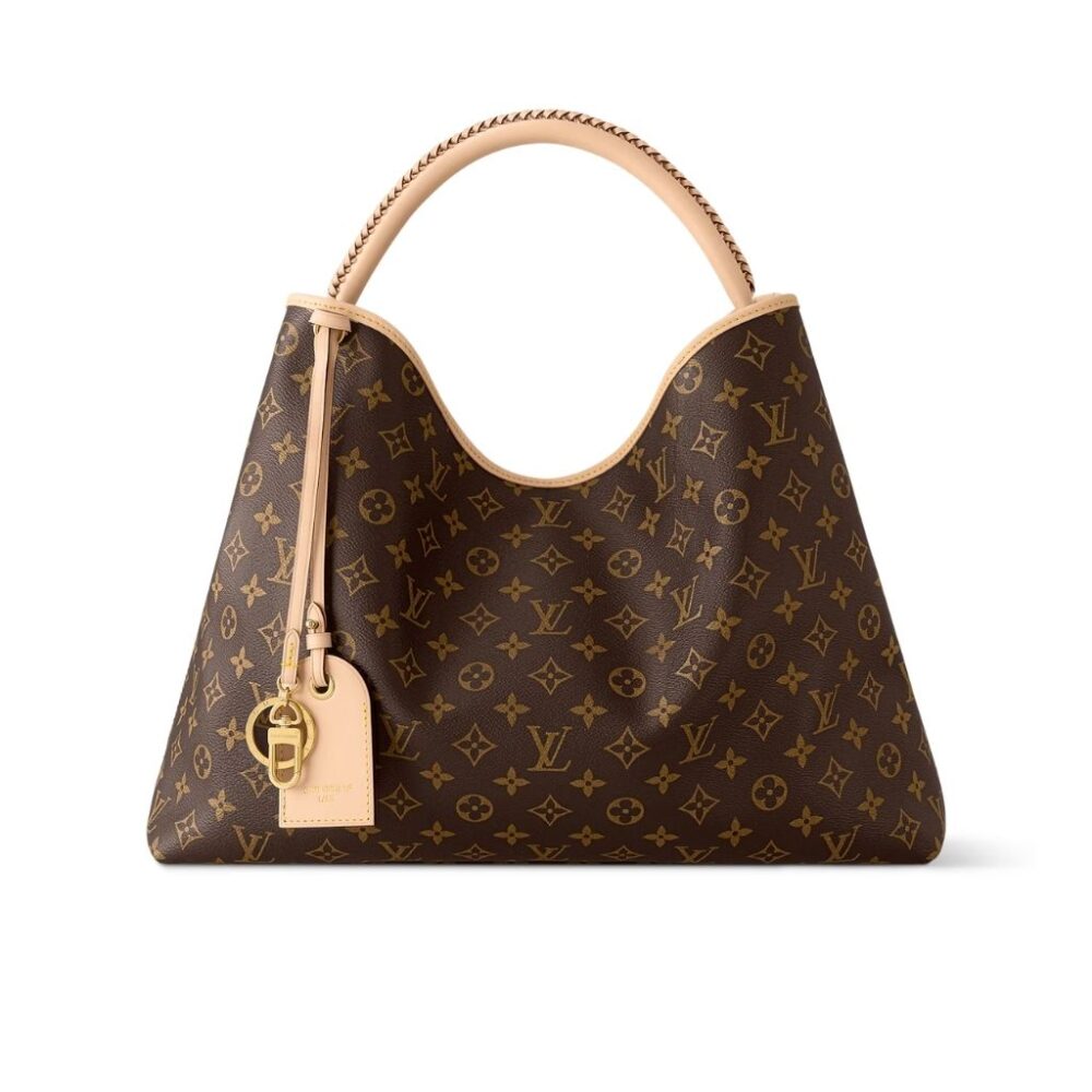 Louis Vuitton Again Handbag Dark Brown Monogram 40Cm M25877