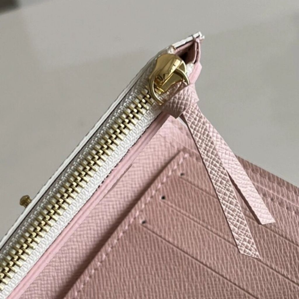 Louis Vuitton Victorine Wallet Rose Ballerine Pink 12Cm N64022 - Image 7