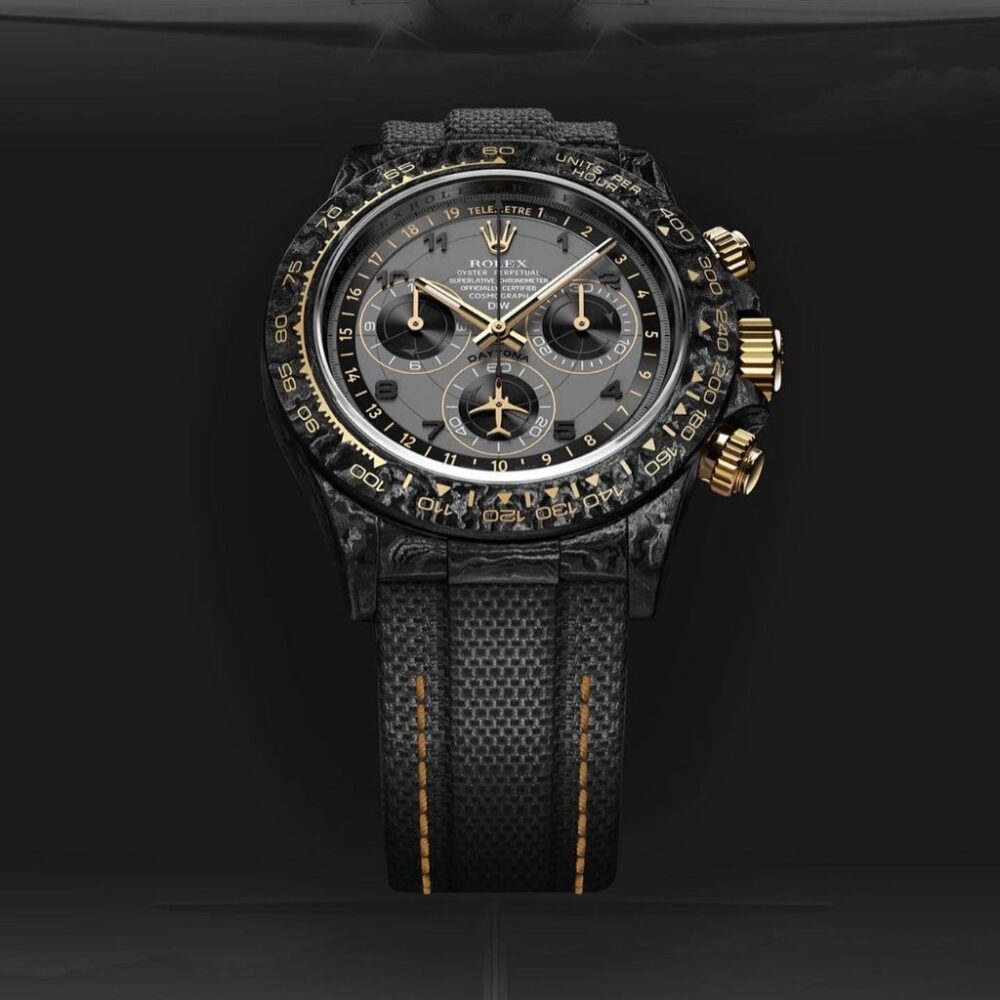 Alternative view of Rolex Diw Daytona Avia Grey Carbon 40Mm