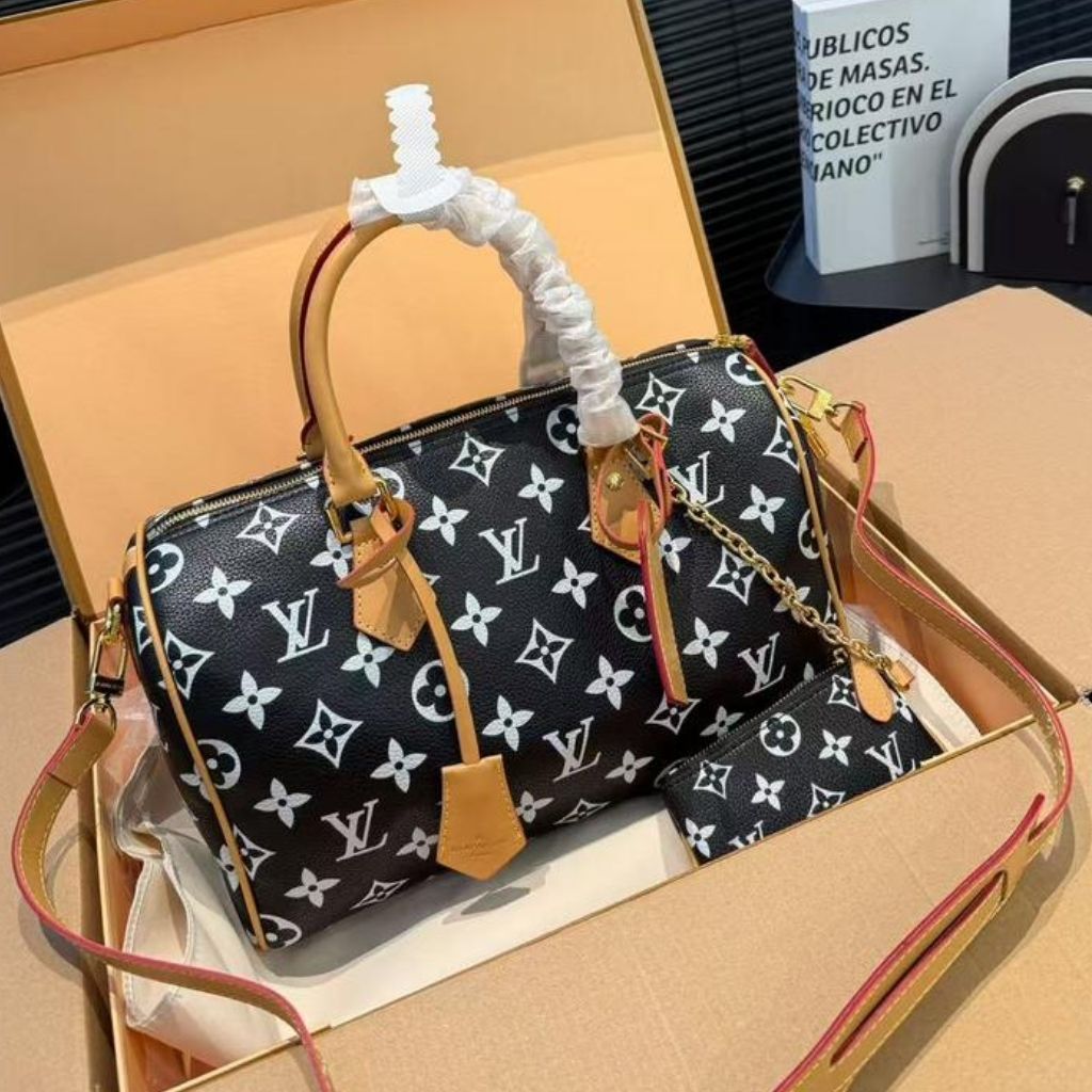 Prestige Edition - Louis Vuitton Speedy P9 30 Black Multi-Colored 30Cm N88229 - Image 3