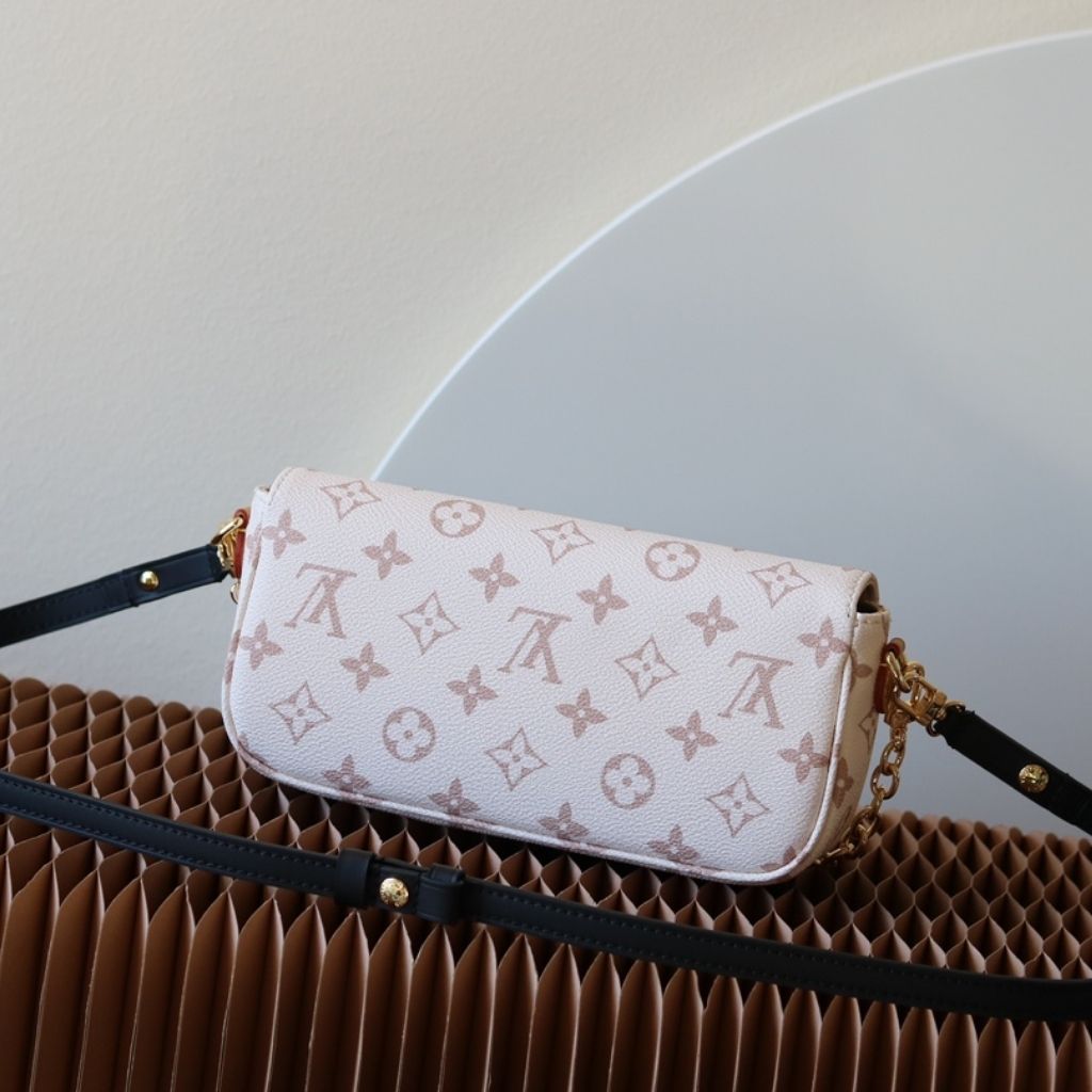 Louis Vuitton Dune Monogram Canvas Ivy Wallet On Chain Cream 22Cm M83091 - Image 4