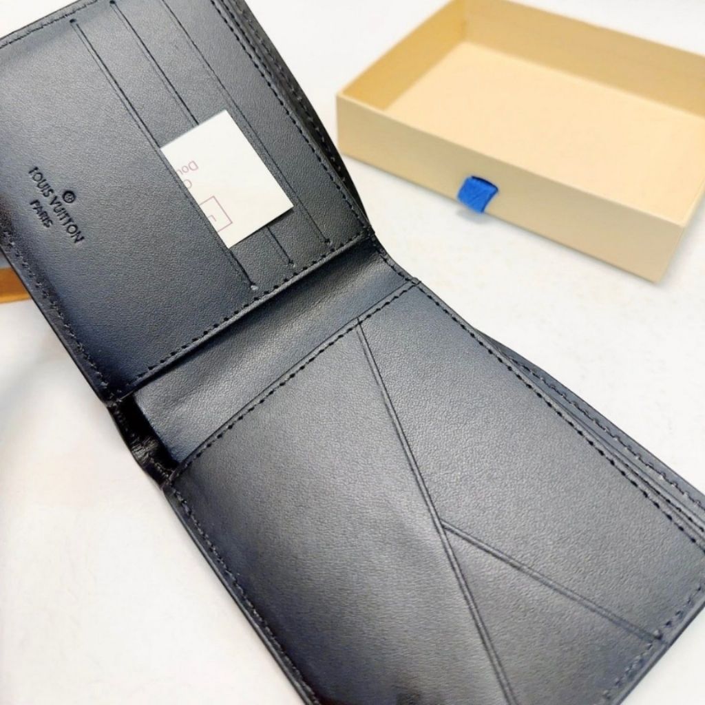 Louis Vuitton Multiple Wallet Black Monogram 12Cm M82072 - Image 4