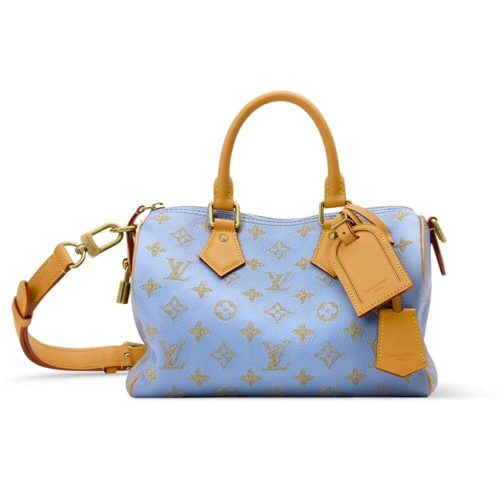 Louis Vuitton Speedy P9 Bandouliere 25 Light Blue 25Cm M28080