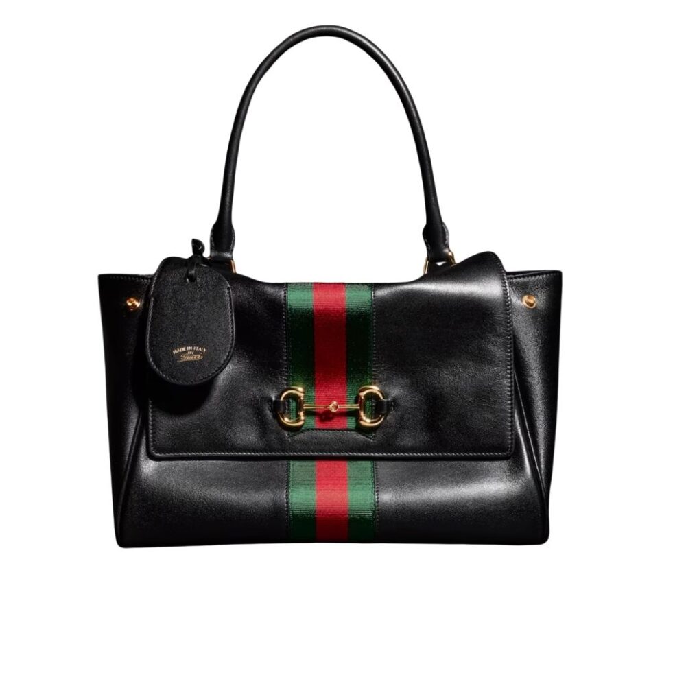 Gucci Paparazzo Medium Top Handle Bag Black Leather 32Cm 875018 AAGIQ 1053