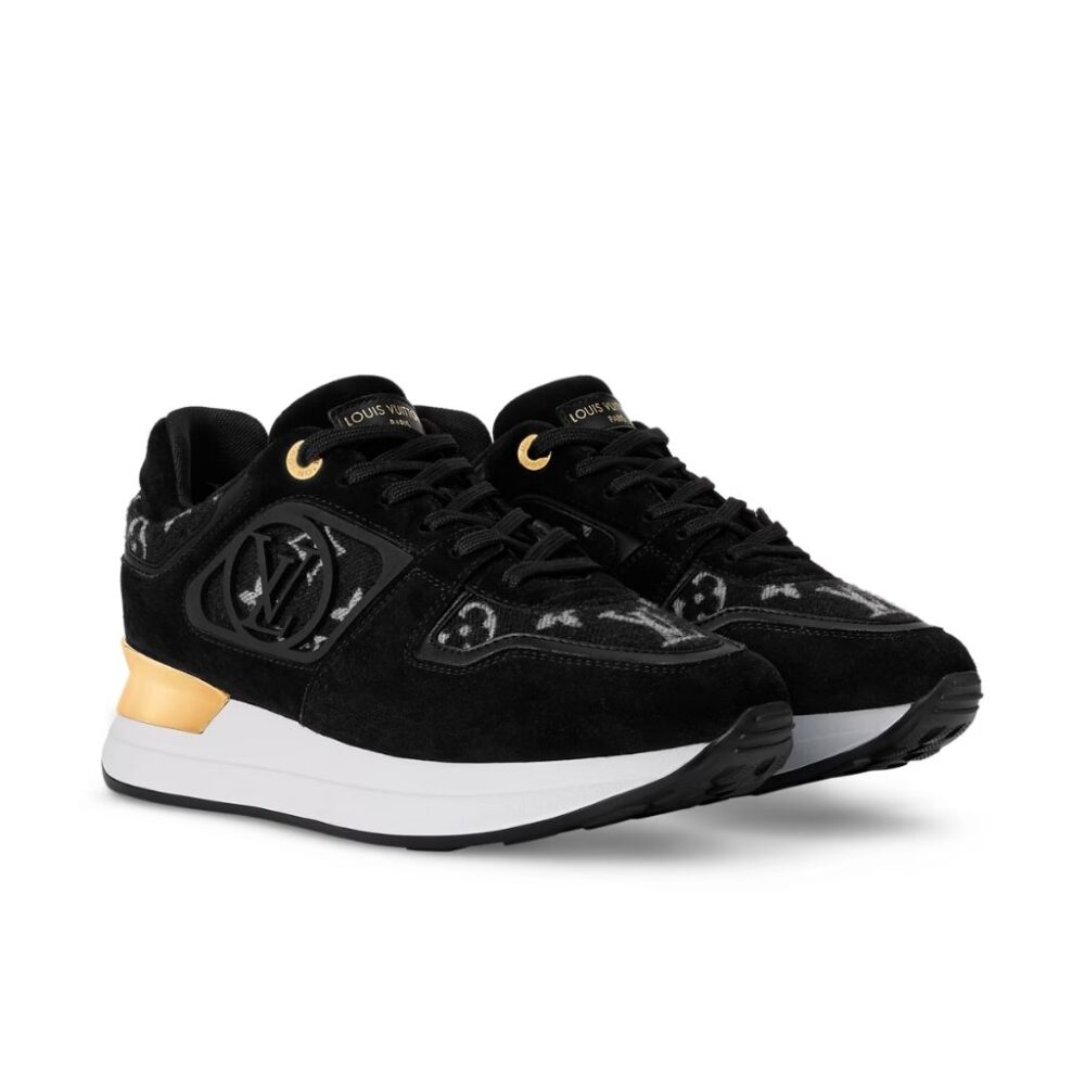 Louis Vuitton Flight Mode Neo Run Away Sneaker Black 1AIECY