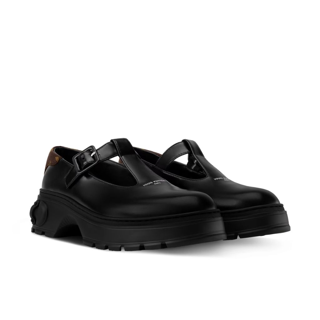 Louis Vuitton Squad Mary Jane Black 1AICY7