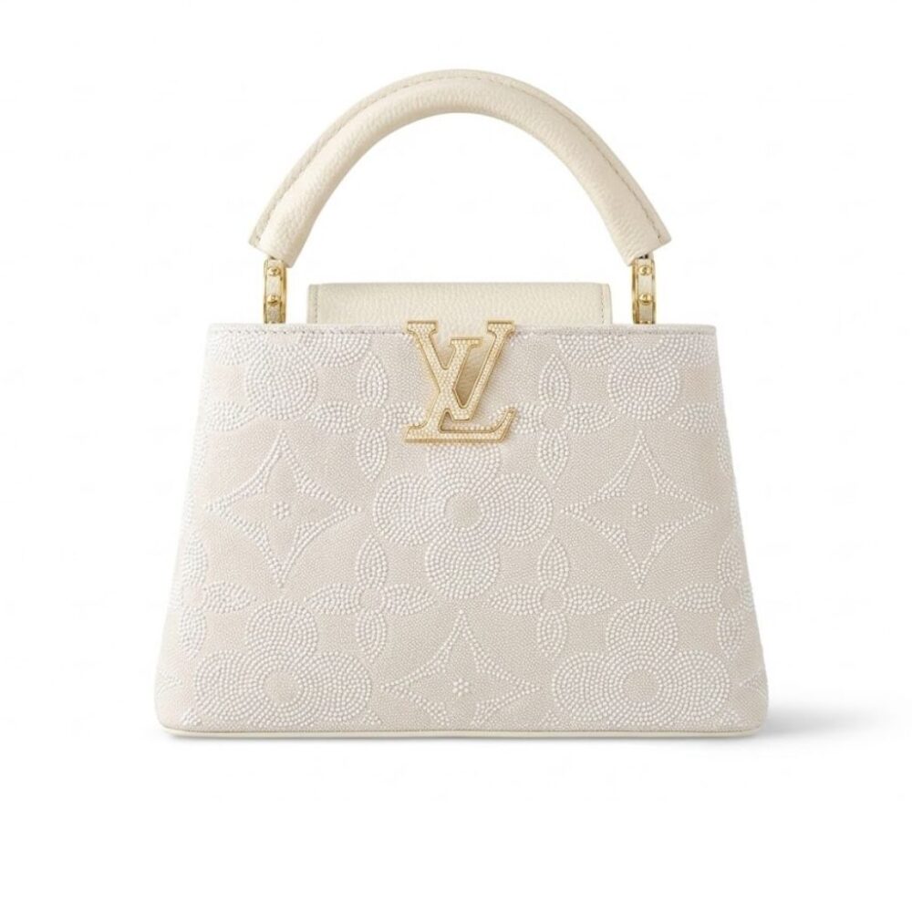 Louis Vuitton Capucines MM Snow 27Cm