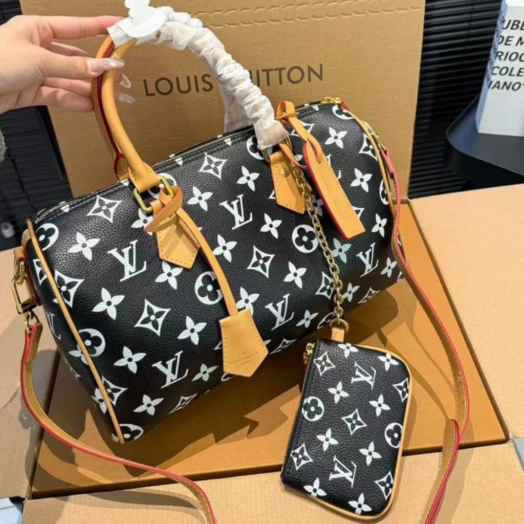 Prestige Edition - Louis Vuitton Speedy P9 30 Black Multi-Colored 30Cm N88229 - Image 4
