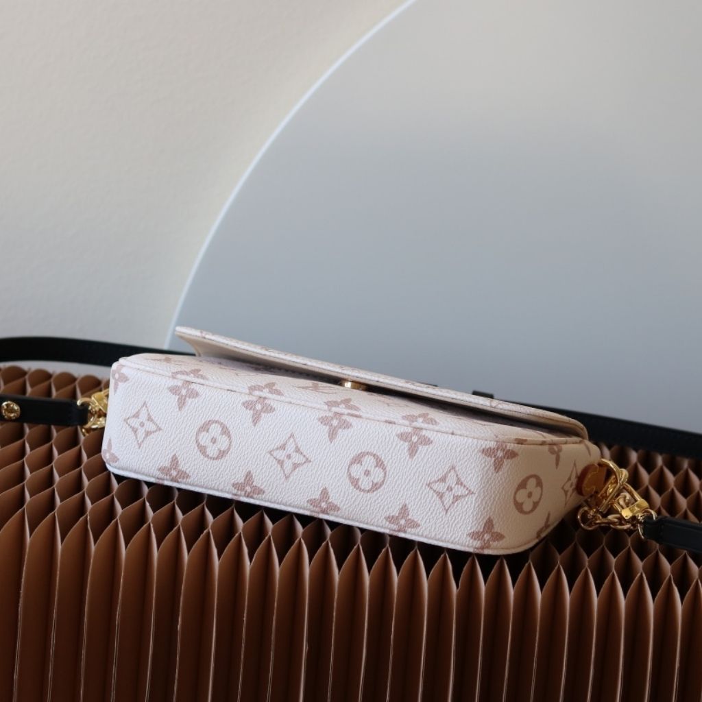 Louis Vuitton Dune Monogram Canvas Ivy Wallet On Chain Cream 22Cm M83091 - Image 5