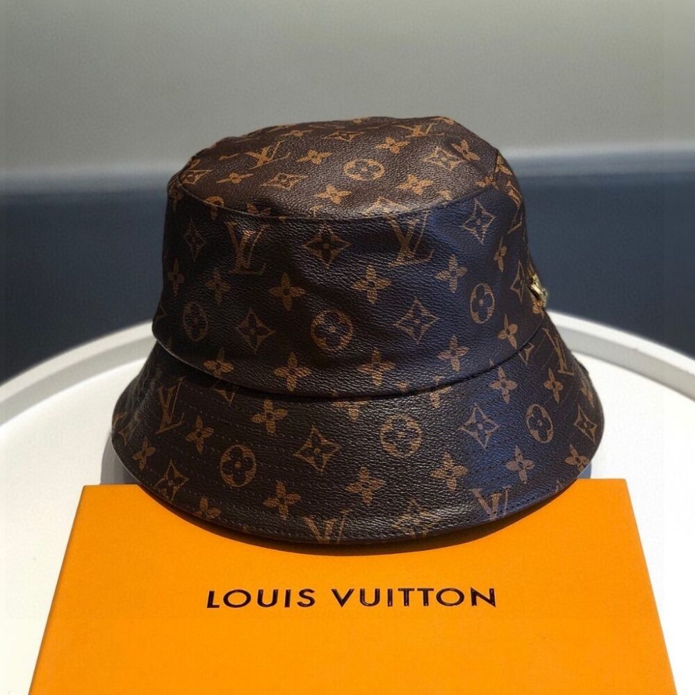Alternative view of Louis Vuitton Bucket Hat Brown Monogram