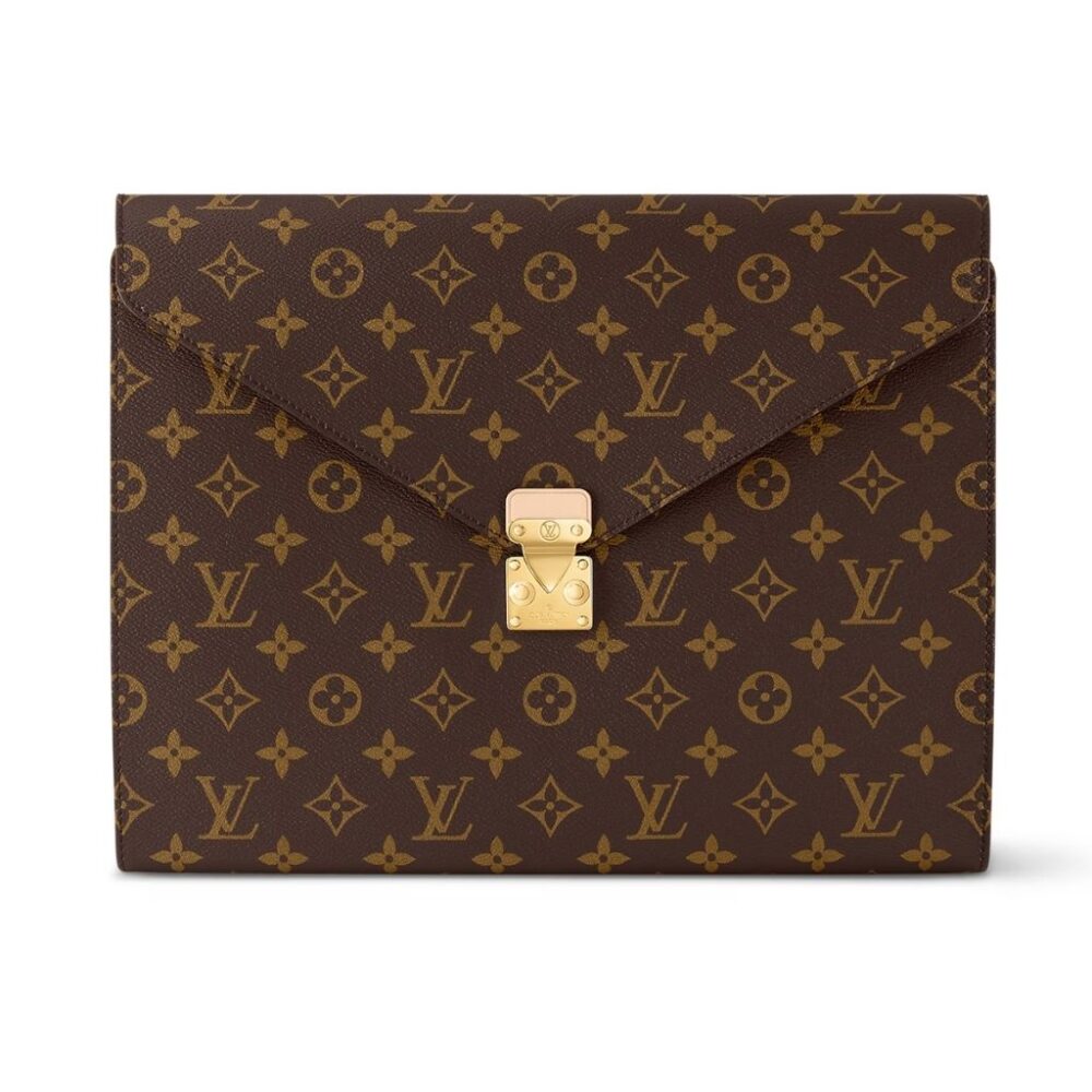 Louis Vuitton Mark Folder Brown Monogram 32.5Cm GI0721
