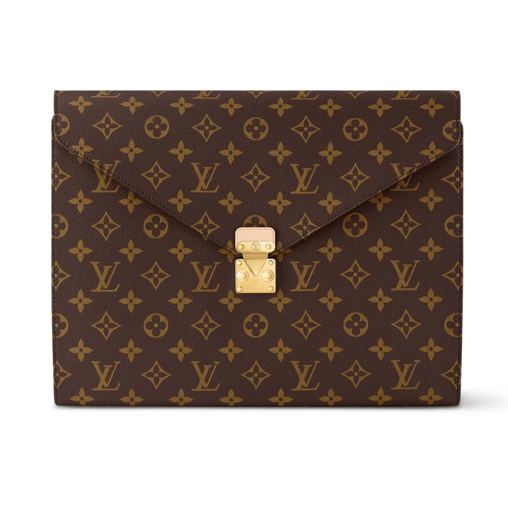 Louis Vuitton Mark Folder Brown Monogram 32.5Cm GI0721