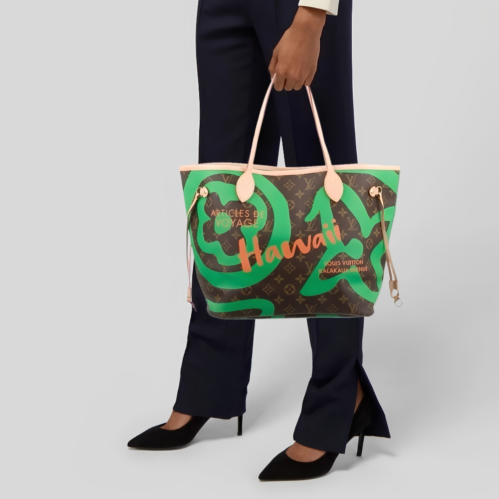 Alternative view of Louis Vuitton Neverfull GM Hawaii Brown Monogram Tahitienne 39Cm