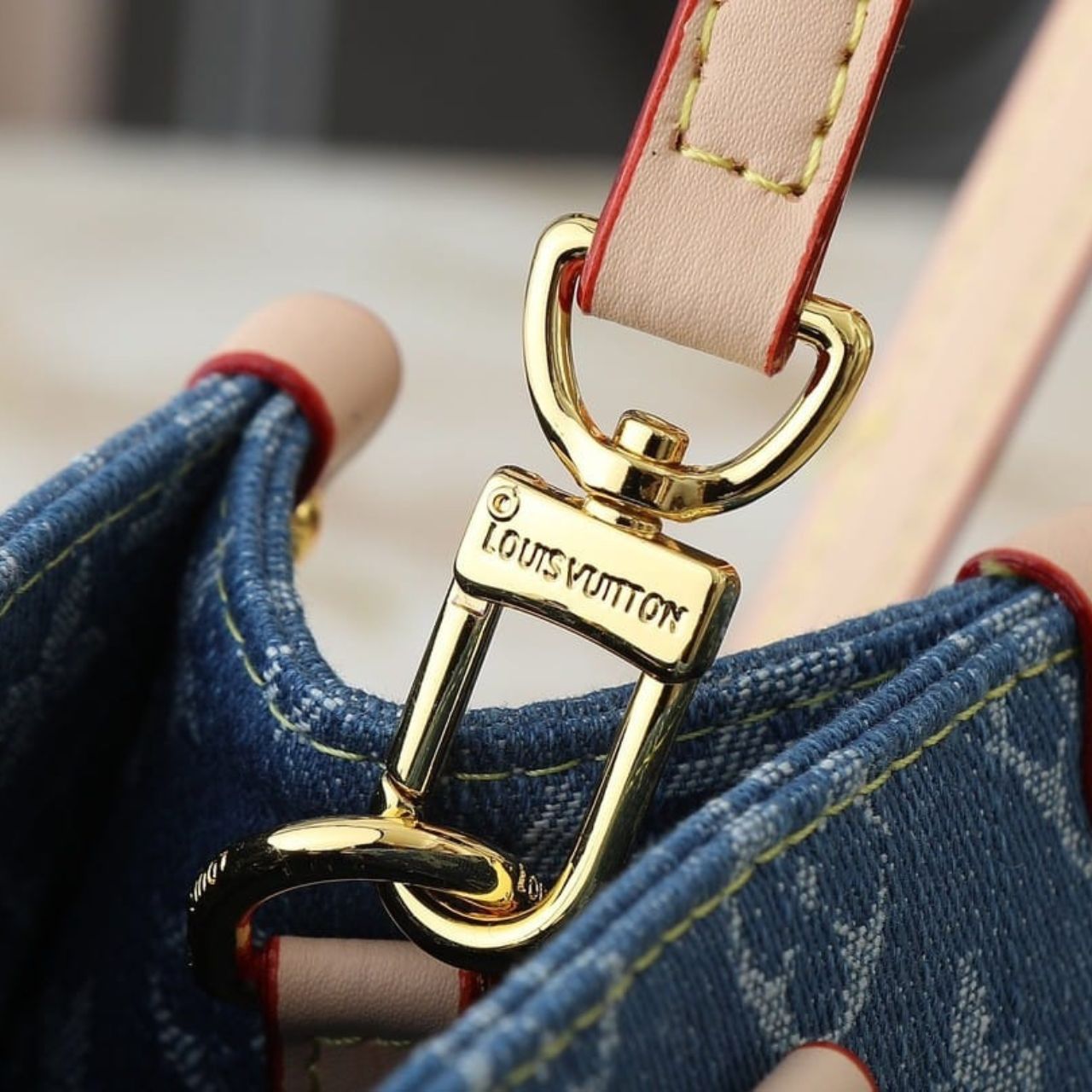 Louis Vuitton OnTheGo PM Blue Denim 25cm M14633 - Image 8