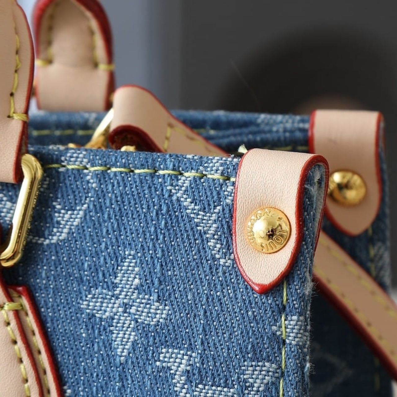Louis Vuitton OnTheGo PM Blue Denim 25cm M14633 - Image 9