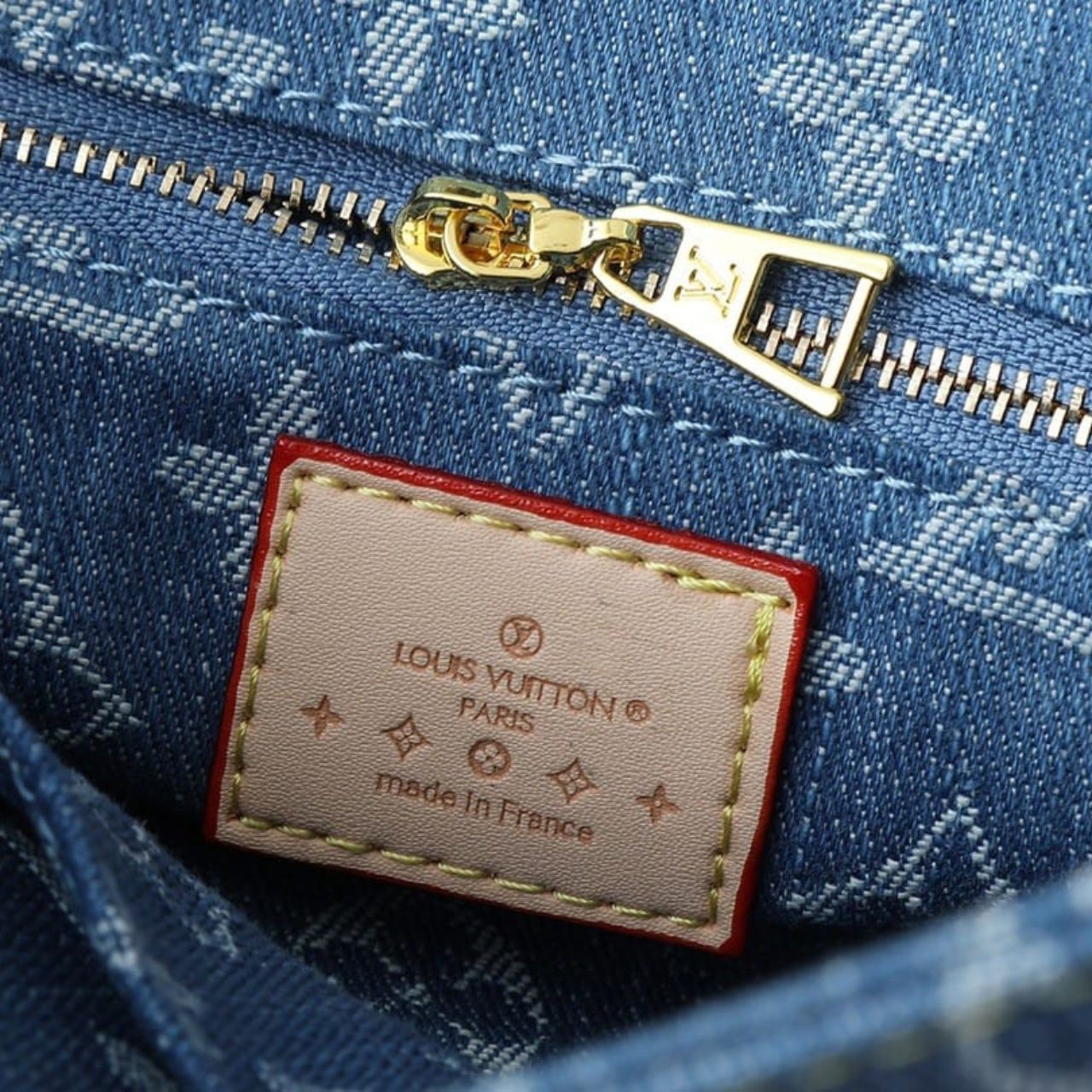 Louis Vuitton OnTheGo PM Blue Denim 25cm M14633 - Image 10