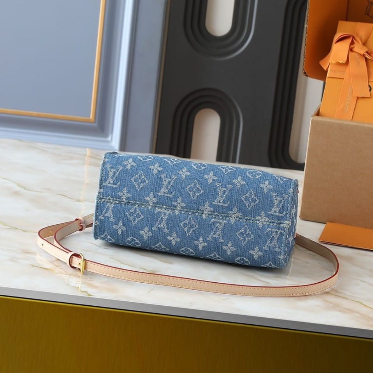 Louis Vuitton OnTheGo PM Blue Denim 25cm M14633 - Image 5