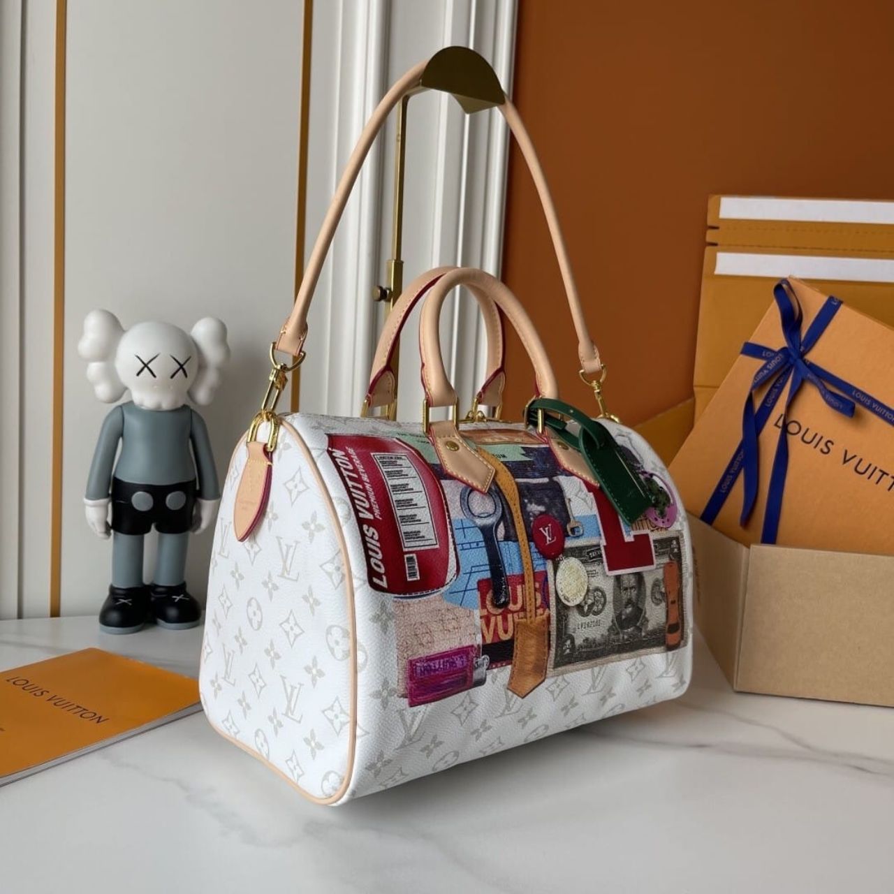 Louis Vuitton Speedy Soft 30 From Cruise 2027 Collection White Multi-Colored 30Cm - Image 2