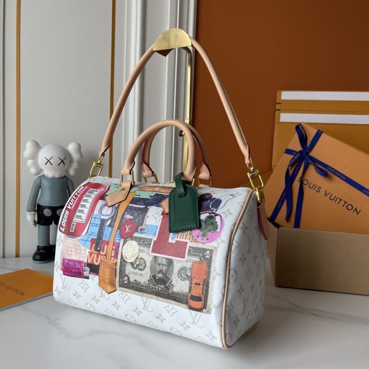Louis Vuitton Speedy Soft 30 From Cruise 2027 Collection White Multi-Colored 30Cm - Image 3