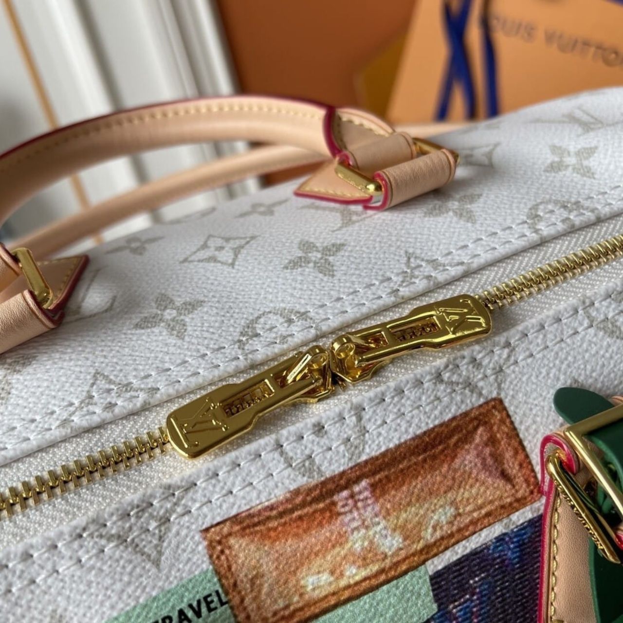 Louis Vuitton Speedy Soft 30 From Cruise 2027 Collection White Multi-Colored 30Cm - Image 7