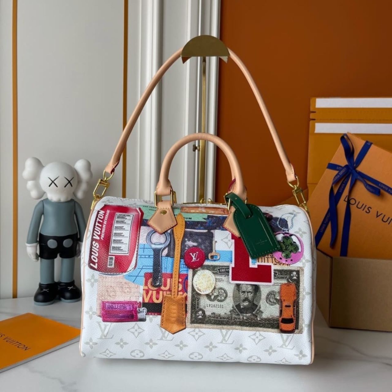 Louis Vuitton Speedy Soft 30 From Cruise 2027 Collection White Multi-Colored 30Cm - Image 5