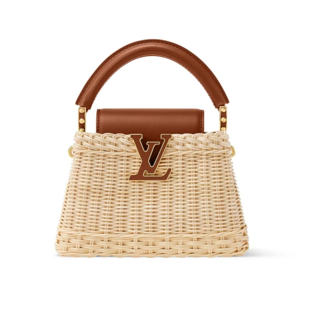 Louis Vuitton Capucines Mini Tan Brown 20cm M28775