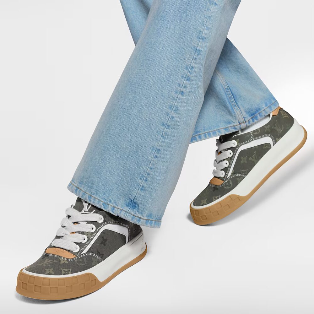 Alternative view of Louis Vuitton LV Tilted Sneaker Green 1AJAMA