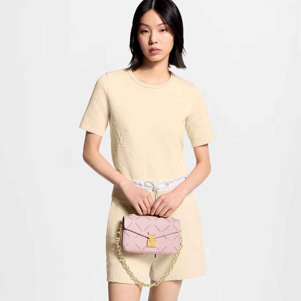 Alternative view of Louis Vuitton Pochette Metis East West Pink Monogram 21.5Cm M29488