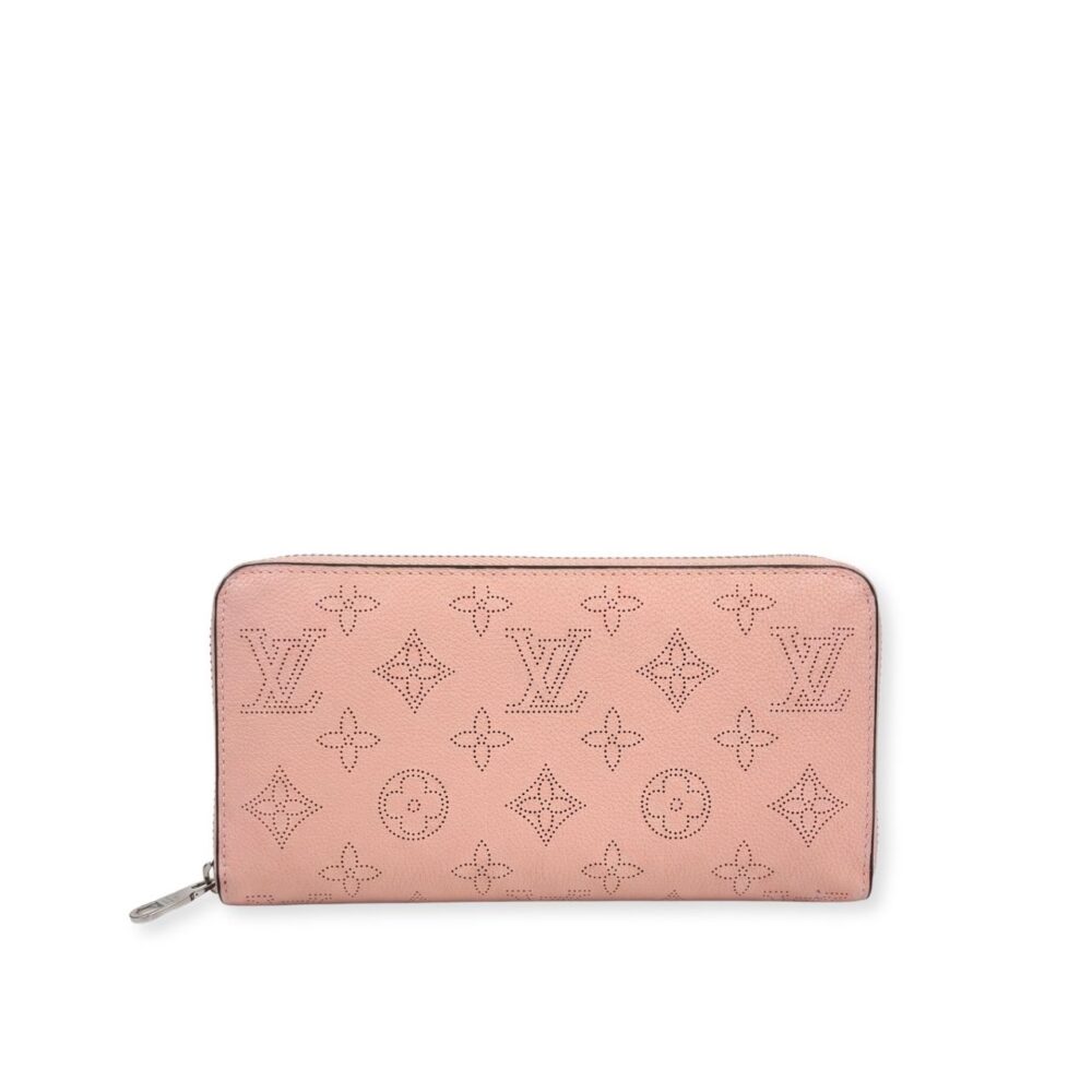 Louis Vuitton Zippy Wallet Mahina Magnolia 19cm