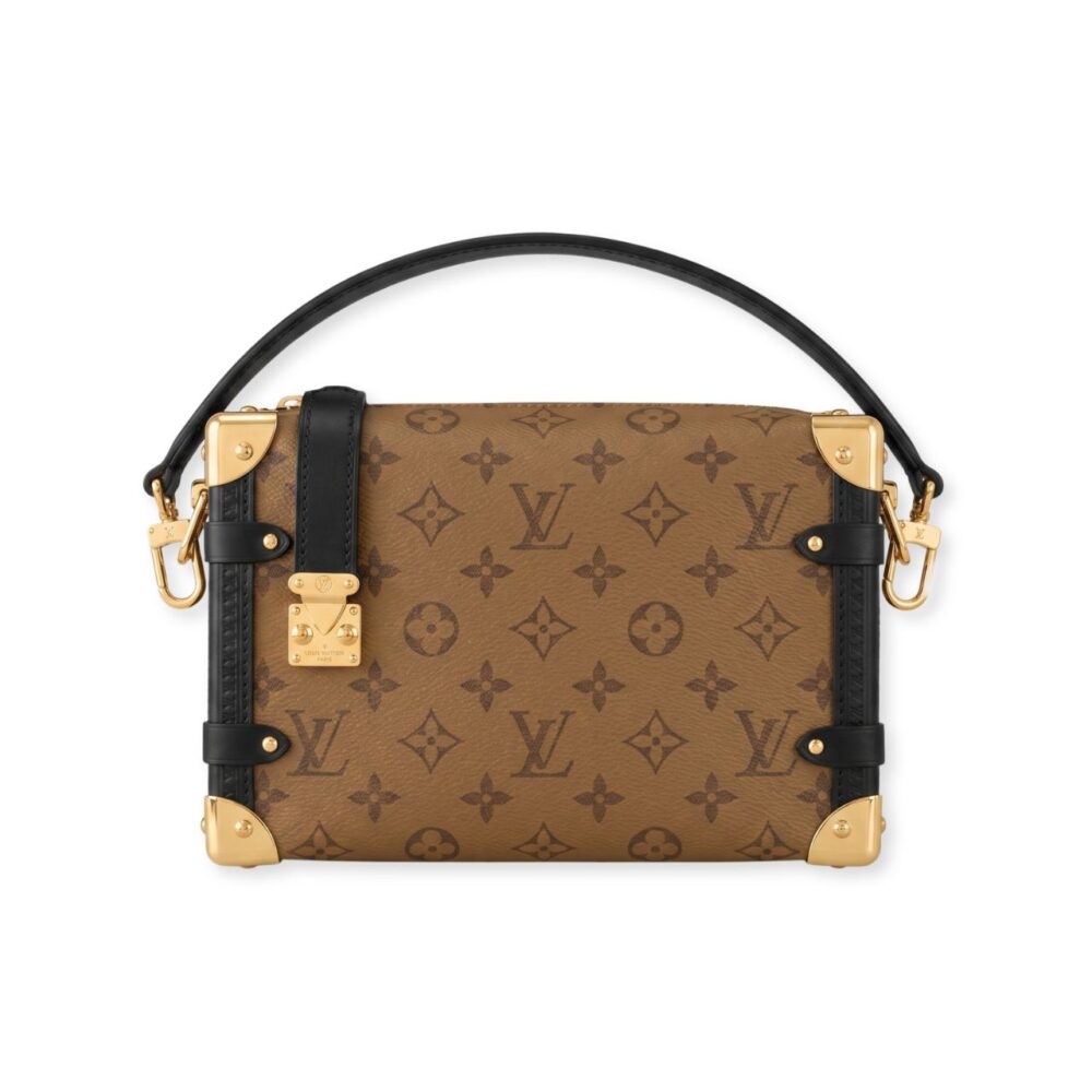 Louis Vuitton Side Trunk MM Monogram Reverse Brown 23Cm M46815