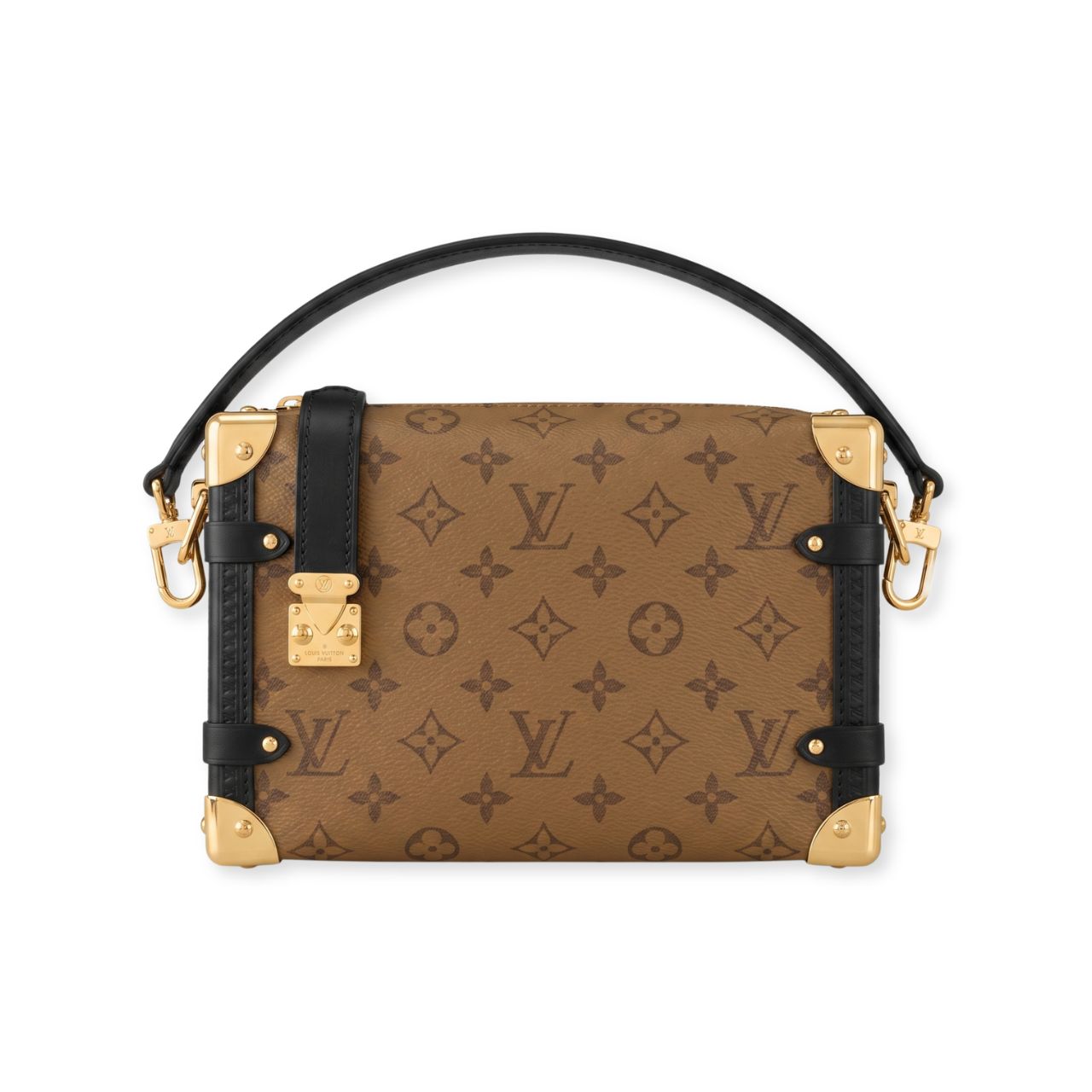 Louis Vuitton Side Trunk MM Monogram Reverse Brown 23Cm M46815