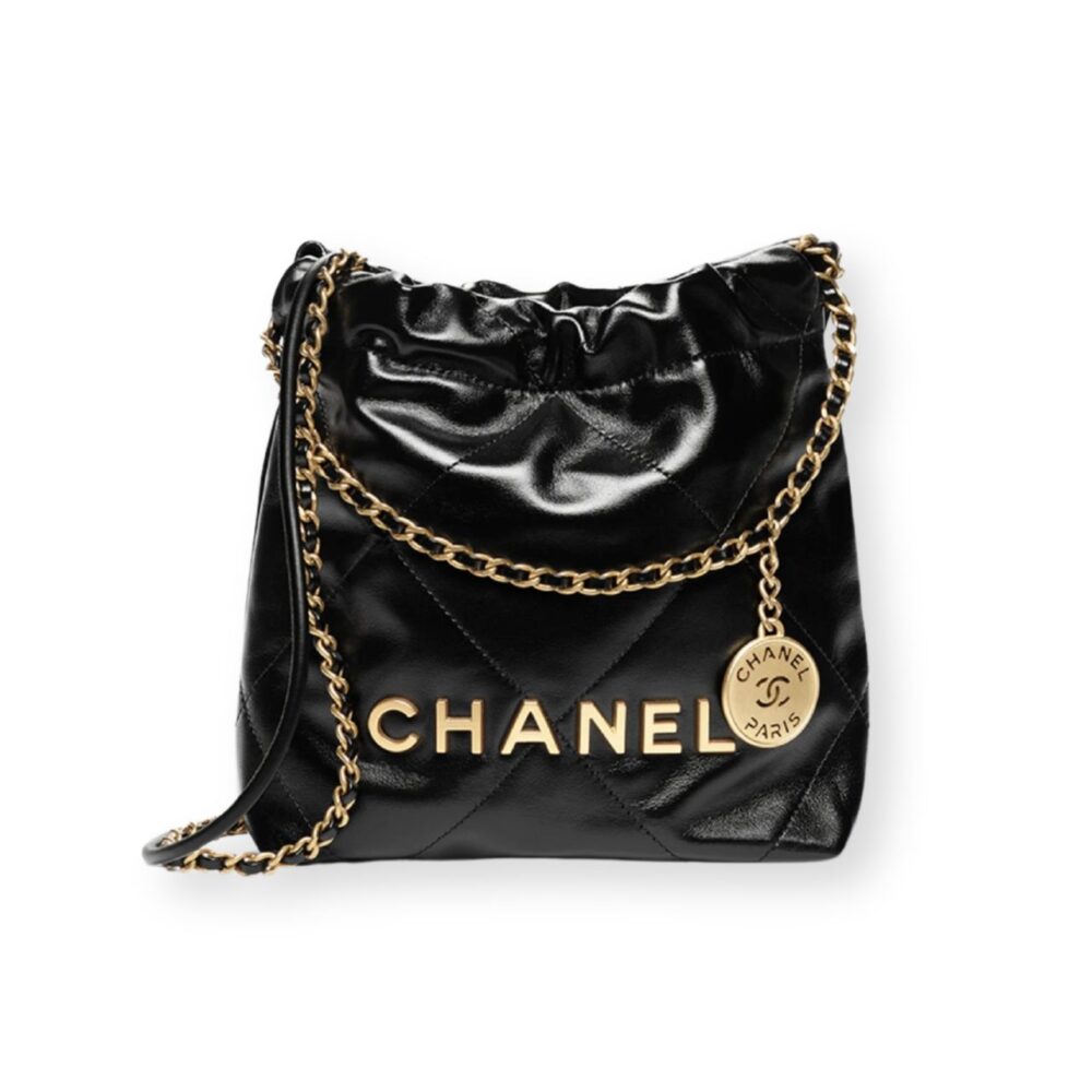 Chanel 22 Mini Handbag Black 20cm AS3980 B19059 94305