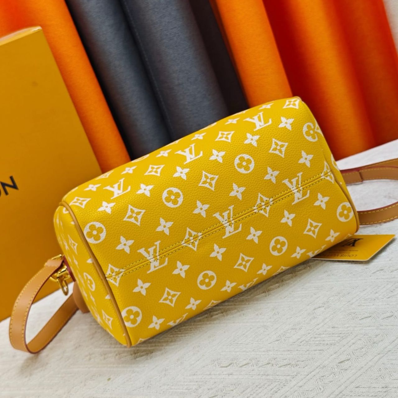 Louis Vuitton Speedy P9 Bandouliere 30 Jaune Mat 30cm M24426 - Image 8