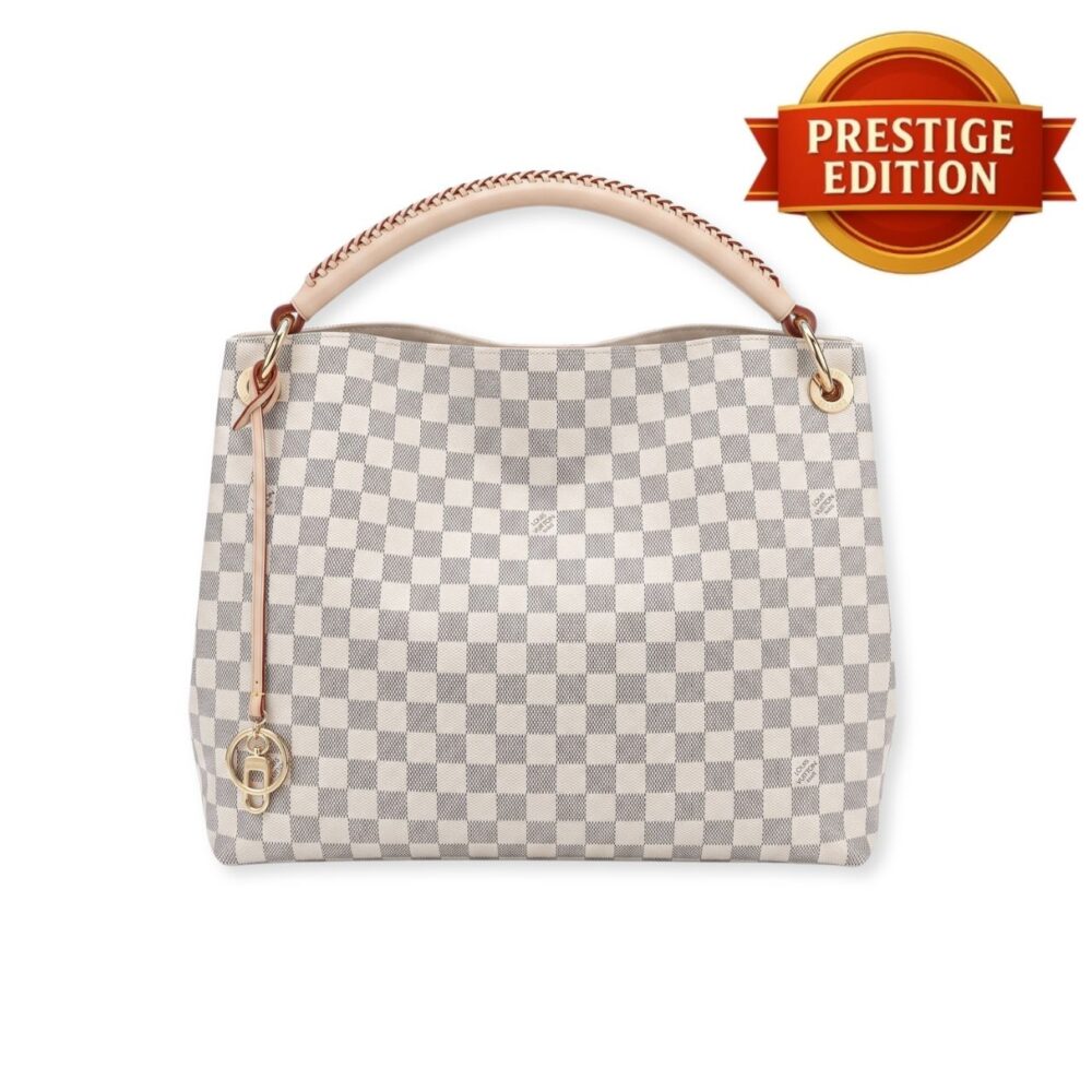 Prestige Edition - Louis Vuitton Graceful MM Damier Azur Rose Ballerine 46Cm N44049
