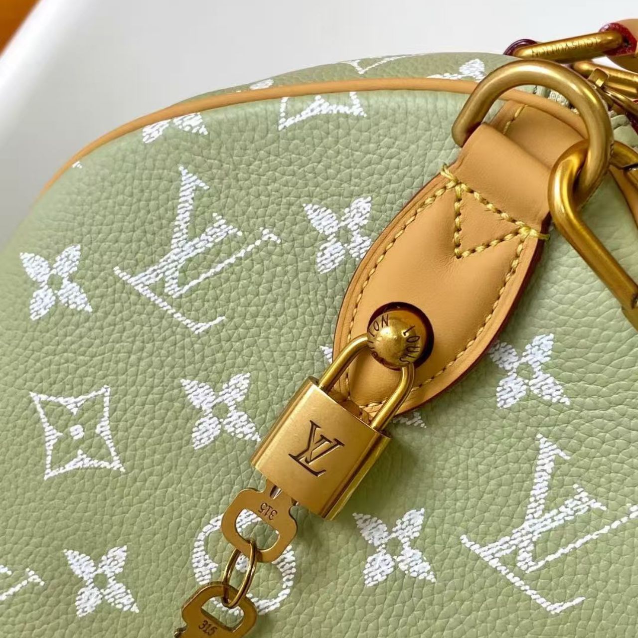 Louis Vuitton Speedy P9 Bandouliere 30 Frozen Lime Vert Clair 30cm M14064 - Image 3