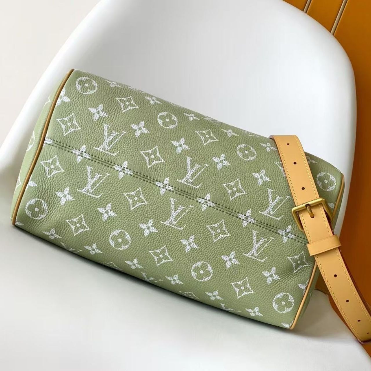 Louis Vuitton Speedy P9 Bandouliere 30 Frozen Lime Vert Clair 30cm M14064 - Image 5